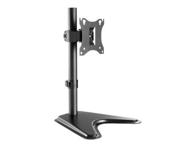 Elara Manhattan TV & Monitor Mount Desk Tilt/Swivel/Rotation 1 Screen Screen Sizes: 10-27" Black Stand Assembly VESA 75x75 To 100x100mm Max 7kg Lif