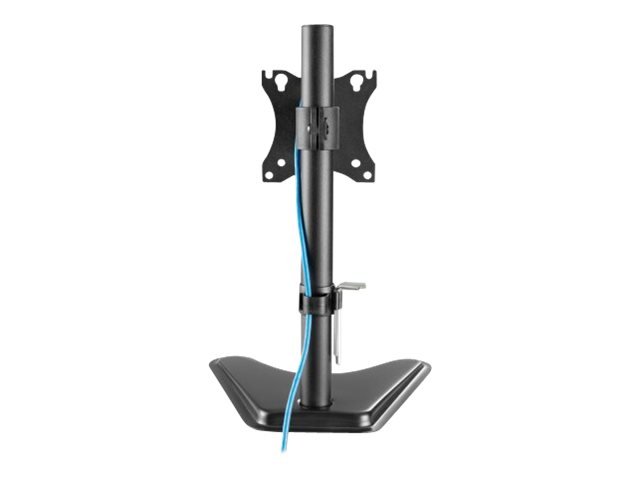 Elara Manhattan TV & Monitor Mount Desk Tilt/Swivel/Rotation 1 Screen Screen Sizes: 10-27" Black Stand Assembly VESA 75x75 To 100x100mm Max 7kg Lif