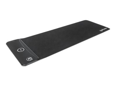 Elara Manhattan XXL RGB LED Gaming Mousepad With Wireless Charger (10W) Smooth Top Surface Mat Micro-textured Surface For Ultra-high Precision With Optical