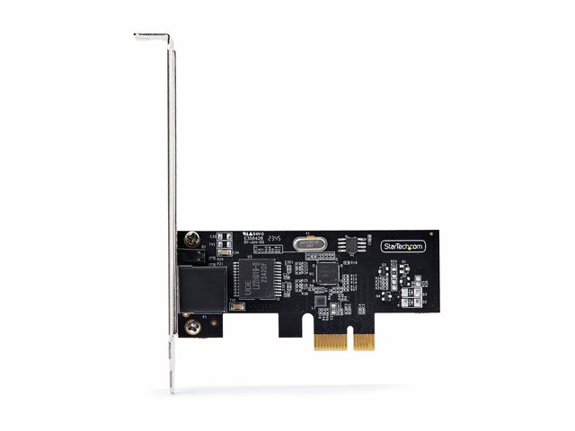 elara StarTech.com 1-Port 2.5G NBASE-T PCIe Network Card Computer Network Interface Card Intel I225-V Single-Port Ethernet Multi-Gigabit NIC (PR12GI-NET