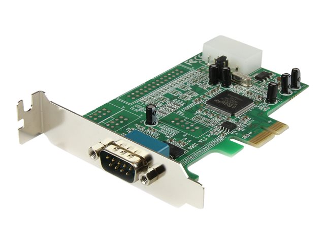 elara StarTech.com 1 Port Low Profile Native RS232 PCI Express Serial Card with 16550 UART (PEX1S553LP)
