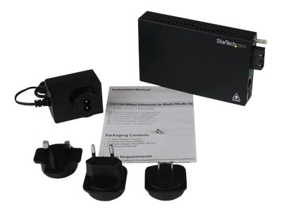 Elara StarTech.com 10/100 Mbps Multi Mode Fiber Media Converter SC