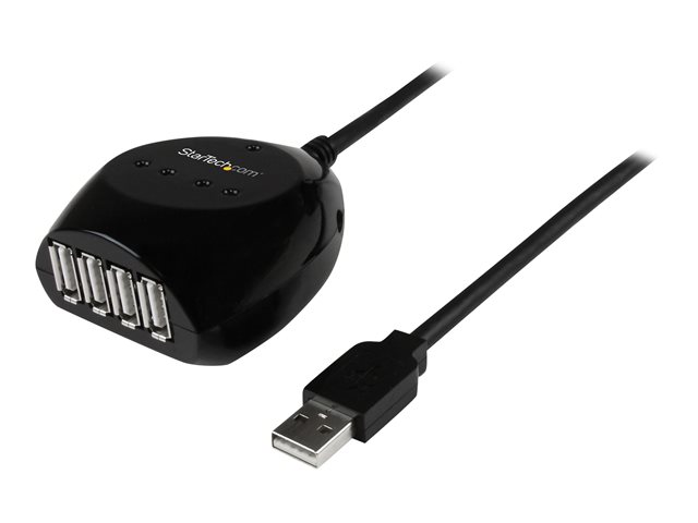 elara StarTech.com 15m USB 2.0 Active Cable with 4 Port Hub