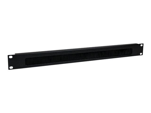 elara StarTech.com 1U High-density Brush Strip Cable Management Panel
