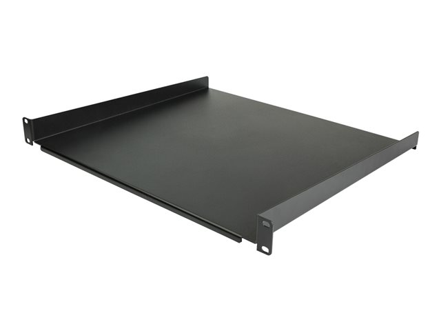 Elara StarTech.com 1U Server Rack Cabinet Shelf 16in Deep Fixed Cantilever Tray Rackmount Shelf For 19" AV/Data/Network Equipment Enclosure With Cage Nuts