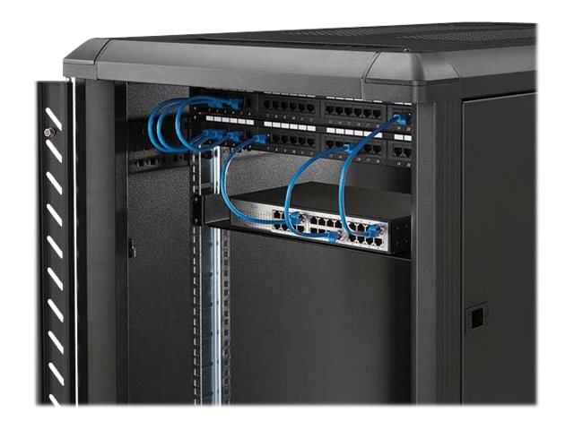 Elara StarTech.com 1U Server Rack Cabinet Shelf 7in Deep Fixed Cantilever Tray Rackmount Shelf For 19" AV/Data/Network Equipment Enclosure With Cage Nuts