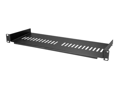 Elara StarTech.com 1U Vented Server Rack Cabinet Shelf 7in Deep Fixed Cantilever Tray Rackmount Shelf For 19" AV/Data/Network Equipment Enclosure W/ Cage