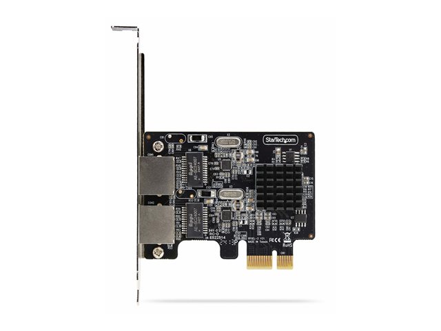 elara StarTech.com 2-Port Gigabit PCIe Network Adapter Card TAA Compliant