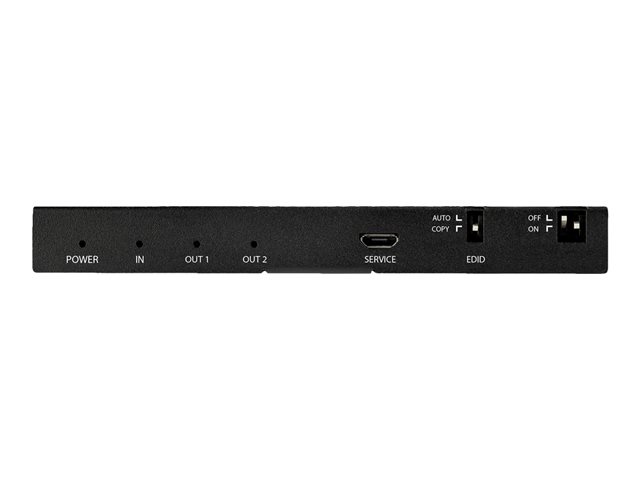 Elara StarTech.com 2-Port HDMI Splitter (1x2) 4K 60Hz UHD HDMI 2.0 Audio Video Splitter W/ Scaler & Audio Extractor (3.5mm/SPDIF) Dual HDMI Splitter (1-In