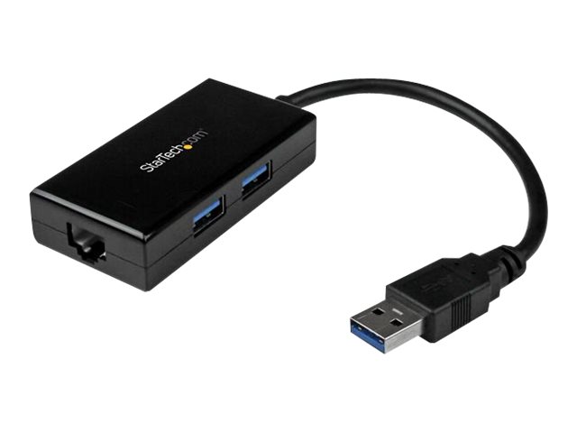 elara StarTech.com 2 Port USB 3.0 Hub with Ethernet