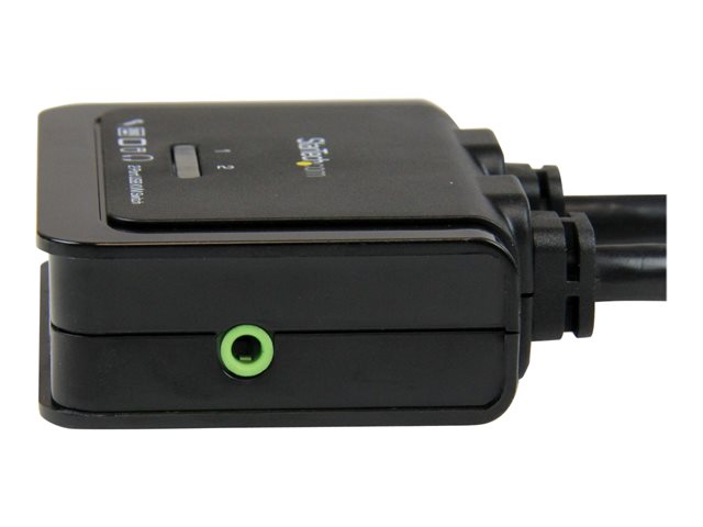 Elara StarTech.com 2 Port USB HDMI Cable KVM Switch With Audio And Remote Switch