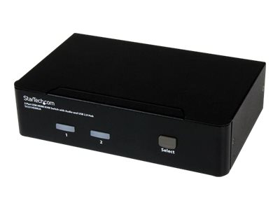 elara StarTech.com 2 Port USB HDMI KVM Switch with Audio and USB 2.0 Hub