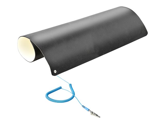 Elara StarTech.com 23x47in Anti Static Mat ESD Mat For Electronics Repair Anti Static Desk Mat W/Detachable Grounding Wire ANSI/ESD S 4.1 Compliant Flex