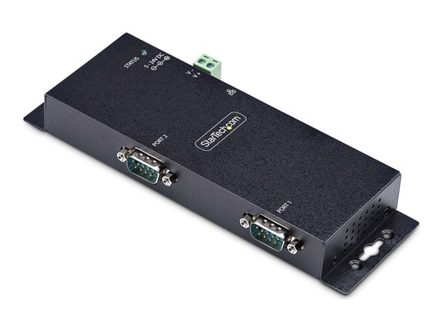 Elara StarTech.com 2P Serial To Ethernet Adapter IP LAN To RS232 DB9 Converter