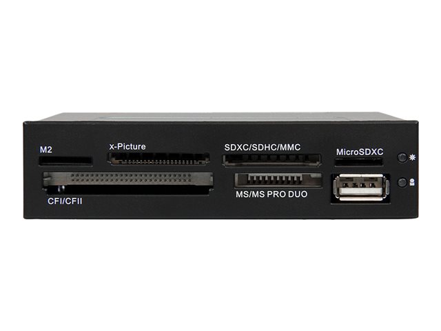 Elara StarTech.com 3.5in Front Bay 22-in-1 USB 2.0 Internal Multi Media Memory Card Reader With Simultaneous Access