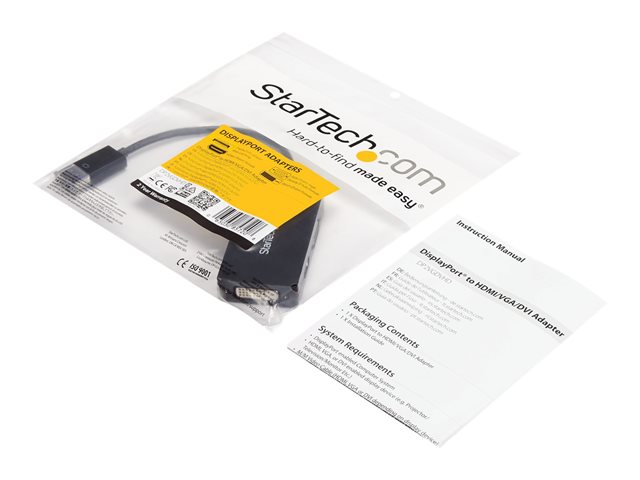 Elara StarTech.com 3 In 1 DisplayPort Multi Video Adapter Converter