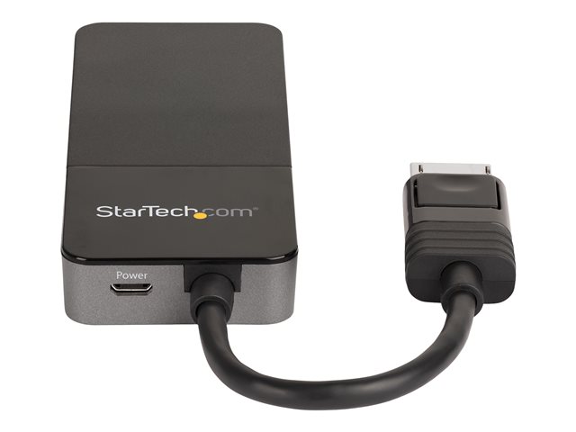 Elara StarTech.com 3-Port Multi Monitor Adapter DisplayPort 1.4 To 3x 4K DP Video Splitter Triple Or Dual 4K Laptop/Desktop DisplayPort MST Hub For Multi