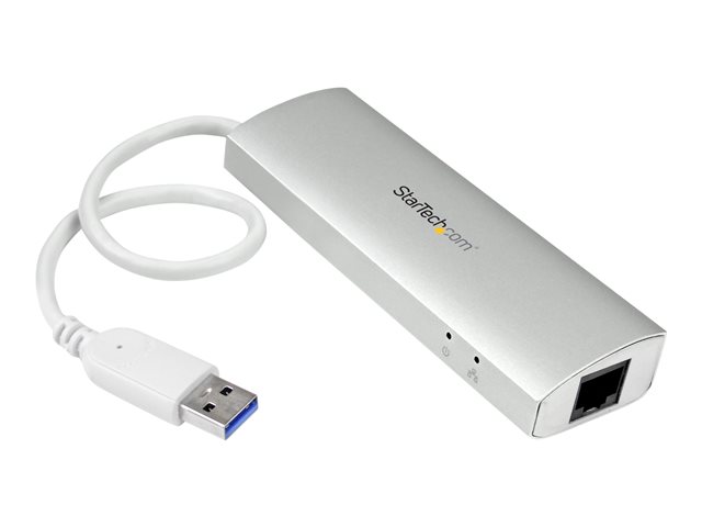 elara StarTech.com 3-Port USB 3.0 Hub with Gigabit Ethernet