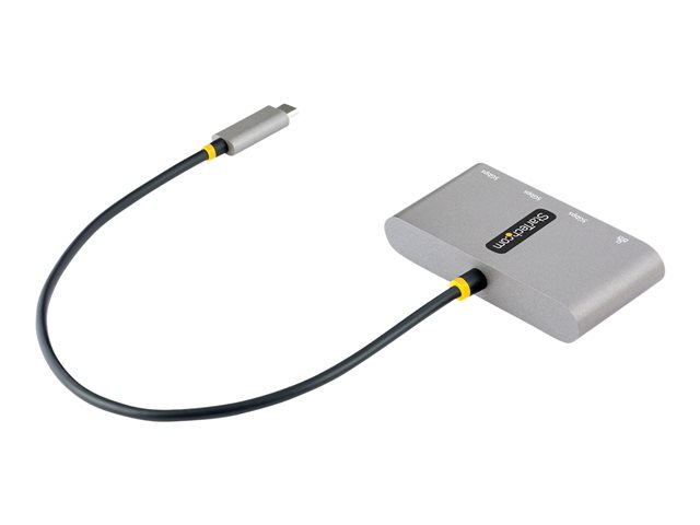 Elara StarTech.com 3-Port USB-C Hub With Ethernet 3x USB-A Ports Gigabit Ethernet USB 3.0 5Gbps Bus-Powered USB Type-C Hub W/ GbE And 1ft/30cm Long Cab