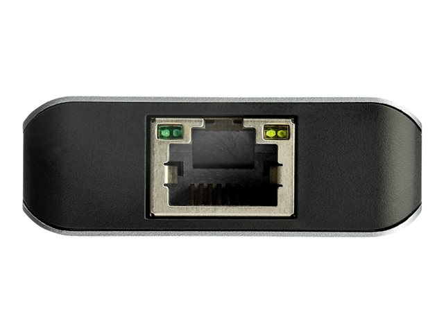 Elara StarTech.com 3 Port USB C Hub With Gigabit Ethernet RJ45 GbE Port 2x USB-A 1x USB-C SuperSpeed 10Gbps USB 3.1/3.2 Gen 2 Type C Hub Adapter USB Bus