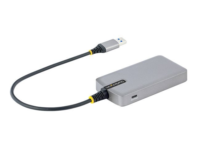 Elara StarTech.com 3-Port USB Hub With Ethernet 3x USB-A Ports Gigabit Ethernet RJ45 USB 3.0 5Gbps Bus-Powered USB Hub W/ GbE And 1ft/30cm Long Cable