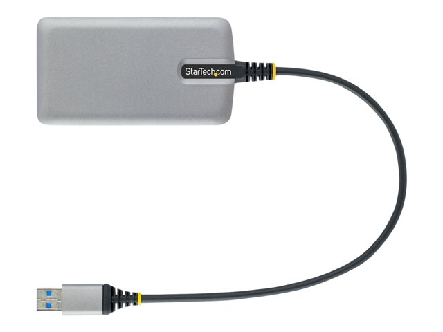 Elara StarTech.com 3-Port USB Hub With Ethernet 3x USB-A Ports Gigabit Ethernet RJ45 USB 3.0 5Gbps Bus-Powered USB Hub W/ GbE And 1ft/30cm Long Cable