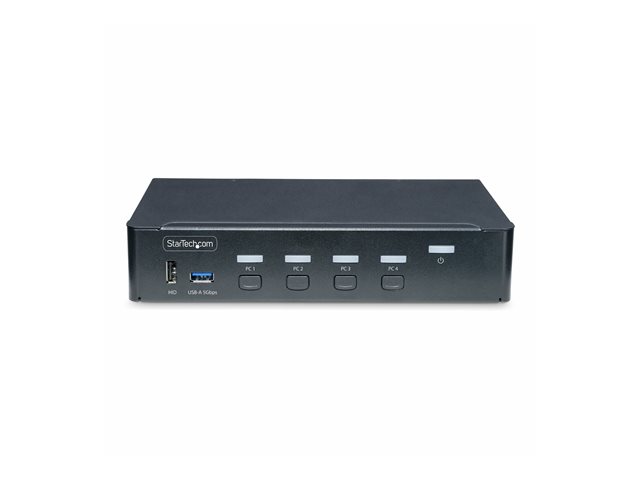 Elara StarTech.com 4-Port DisplayPort KVM Switch 4K 60Hz TAA Compliant