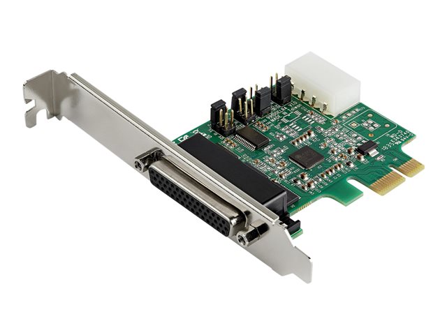 elara StarTech.com 4-port PCI Express RS232 Serial Adapter Card PCIe RS232 Serial Host Controller Card PCIe to Serial DB9 Card 16950 UART Desktop Expans