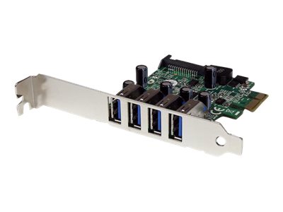 elara StarTech.com 4-Port PCI Express SuperSpeed USB 3.0 Controller Card with UASP