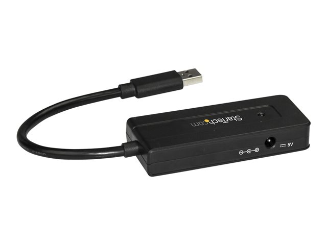 Elara StarTech.com 4 Port USB 3.0 Hub SuperSpeed 5Gbps With Fast Charge Portable USB 3.1/USB 3.2 Gen 1 Type-A Laptop/Desktop Hub USB Bus Power Or Self Powe