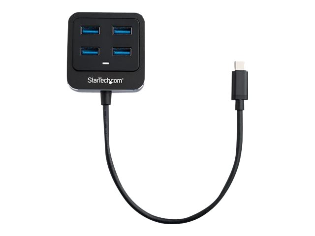 Elara StarTech.com 4-Port USB C Hub USB-C To 4x USB-A Ports SuperSpeed 10Gbps USB 3.1/USB 3.2 Gen 2 Type-C Hub USB Bus Powered Portable/Compact USB-C To