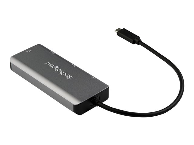 Elara StarTech.com 4 Port USB C Hub W/ 2x USB A & 2x USB C SuperSpeed 10Gbps USB Type-C 3.1/3.2 Gen 2 Hub USB Bus Powered Portable USB-C To USB Adapter H