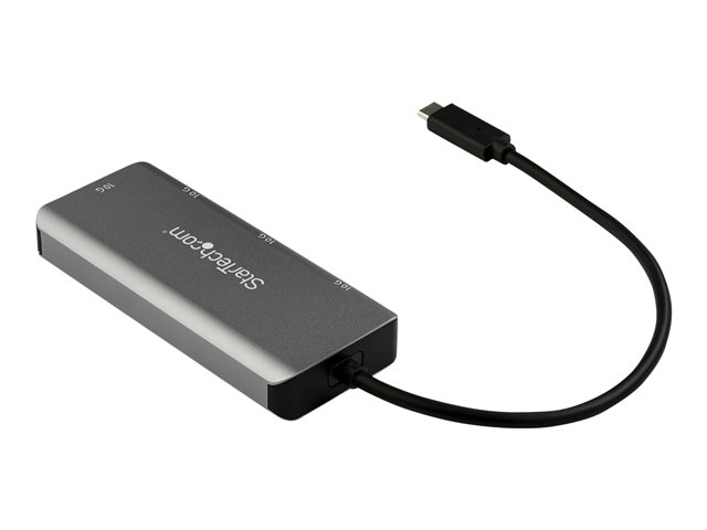 Elara StarTech.com 4 Port USB C Hub W/ 2x USB A & 2x USB C SuperSpeed 10Gbps USB Type-C 3.1/3.2 Gen 2 Hub USB Bus Powered Portable USB-C To USB Adapter H