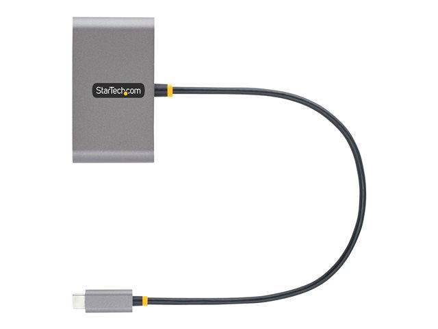 Elara StarTech.com 4-Port USB-C Hub With 100W Power Delivery Pass-Through Charging 2x USB-A + 2x USB-C 5Gbps USBC Hub W/ 1ft (30cm) Long Cable Portable
