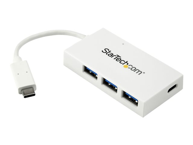Elara StarTech.com 4 Port USB C Hub With 1x USB-C & 3x USB-A Ports (SuperSpeed 5Gbps) USB Bus Powered Compact Portable/Laptop USB 3.0 Adapter Hub USB 3.1