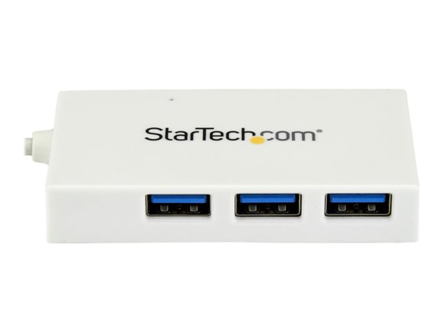 Elara StarTech.com 4 Port USB C Hub With 1x USB-C & 3x USB-A Ports (SuperSpeed 5Gbps) USB Bus Powered Compact Portable/Laptop USB 3.0 Adapter Hub USB 3.1