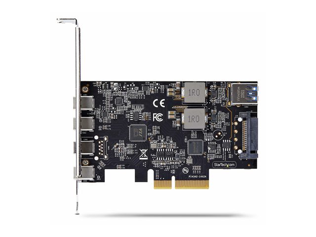 elara StarTech.com 5-Port USB PCIe Card USB 3.2 10Gbps PCI Express Card with 4x USB-C Ports 1x USB-A Internal Port USB PCIe Controller Card Windows/mac