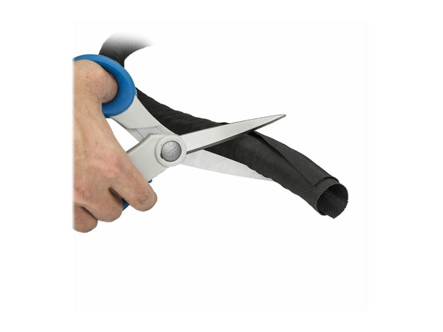 Elara StarTech.com 6.5' (2m) Cable Management Sleeve Flexible Coiled Cable Wrap 1.0-1.5" Dia. Expandable Sleeve Polyester Cord Manager/Protector/Conceale