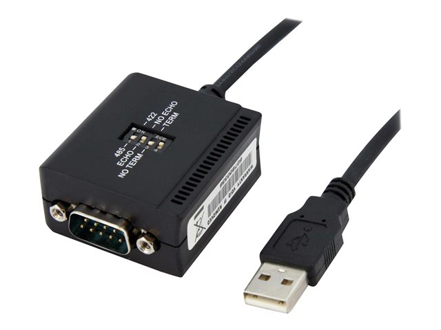elara StarTech.com 6 ft Professional RS422/485 USB Serial Cable Adapter w/ COM Retention (ICUSB422)