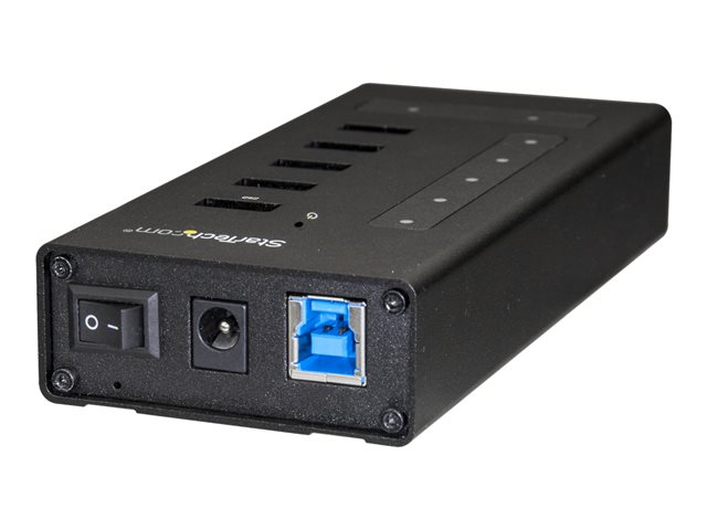 Elara StarTech.com 7 Port USB C Hub USB Type-C To 2x USB-C/5x USB-A Moutable Metal Hub USB 3.0 SuperSpeed 5Gbps USB 3.1/USB 3.2 Gen 1 Self Powered BC