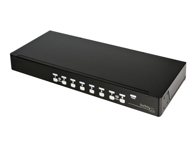 Elara StarTech.com 8 Port 1U RackMount USB PS/2 KVM Switch With OSD