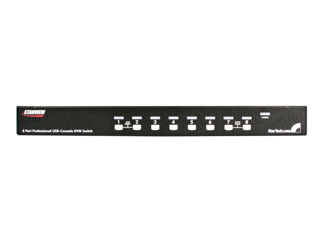 Elara StarTech.com 8 Port 1U RackMount USB PS/2 KVM Switch With OSD