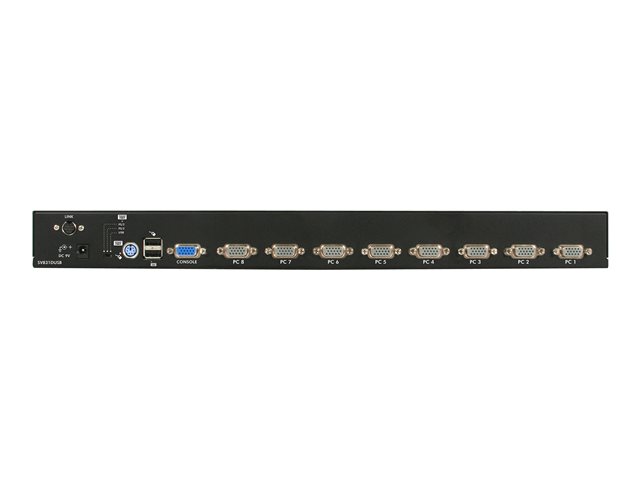 Elara StarTech.com 8 Port 1U RackMount USB PS/2 KVM Switch With OSD