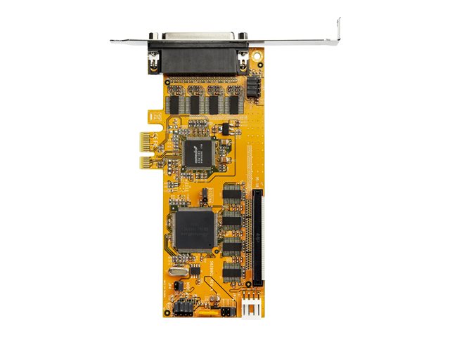 elara StarTech.com 8-Port PCI Express RS232 Serial Adapter Card PCIe RS232 Serial Card 16C1050 UART Low Profile Serial DB9 Controller/Expansion Card 15k