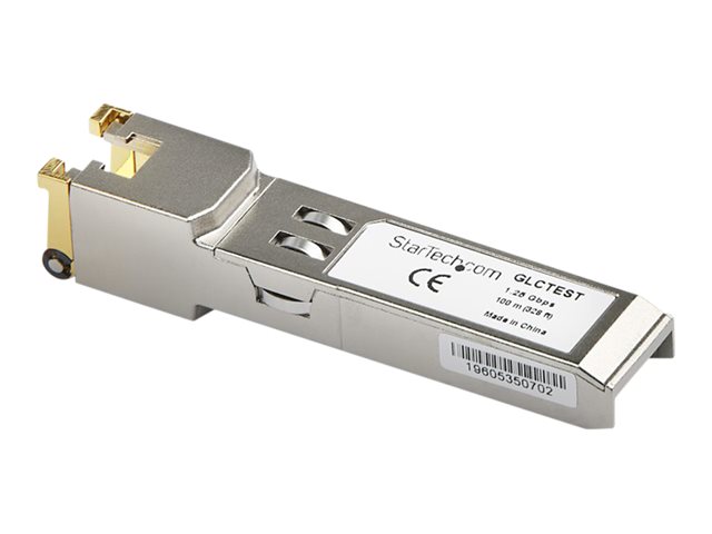 Elara StarTech.com Cisco GLC-TE Compatible Module 1000BASE-T Copper Industrial Gigabit Ethernet Transceiver SFP To RJ45 Cat6/Cat5e 100m Extended Temp Cis