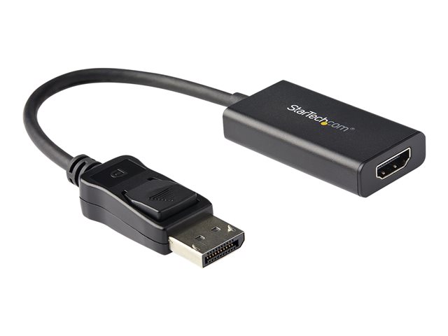 elara StarTech.com DisplayPort to HDMI Adapter 4K 60Hz HDR10 Active DisplayPort 1.4 to HDMI 2.0b Video Converter 4K DP to HDMI Adapter Dongle for Monitor/