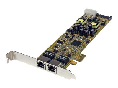 elara StarTech.com Dual Port PCI Express Gigabit Ethernet Network Card Adapter