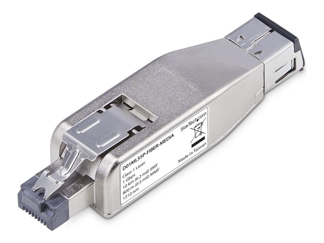 elara StarTech.com Gigabit Fiber to RJ45 Ethernet Media Converter Micro Mini