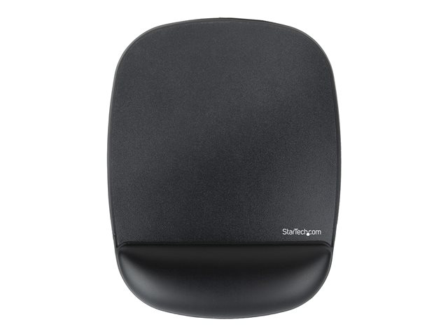 elara StarTech.com Mouse Pad with Hand rest 6.7x7.1x 0.8 in (17x18x2cm) Ergonomic Mouse Pad with Wrist Support Desk Wrist Pad w/ Non-Slip PU Base for Off