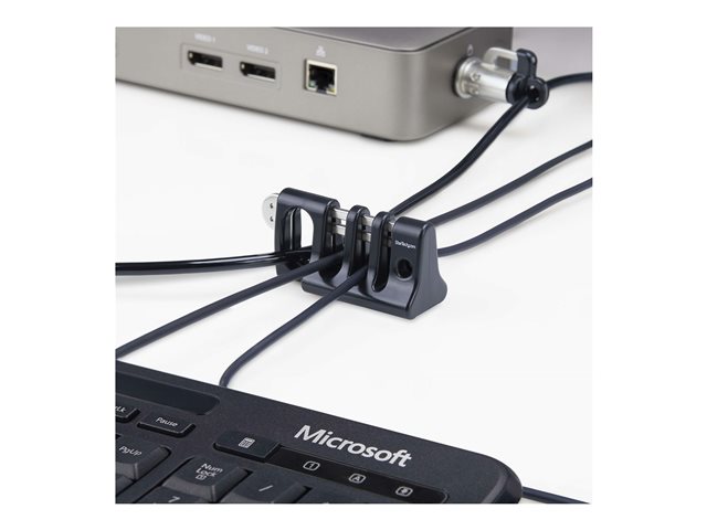 Elara StarTech.com Peripheral Cable Anchor Lock Keyboard/Mouse Cable Trap
